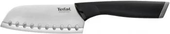 Нож кухонный Tefal K2213604 2100121739 стальной сантоку лезв.120мм прямая заточка серебристый/черный пласт.коробка - фото 7