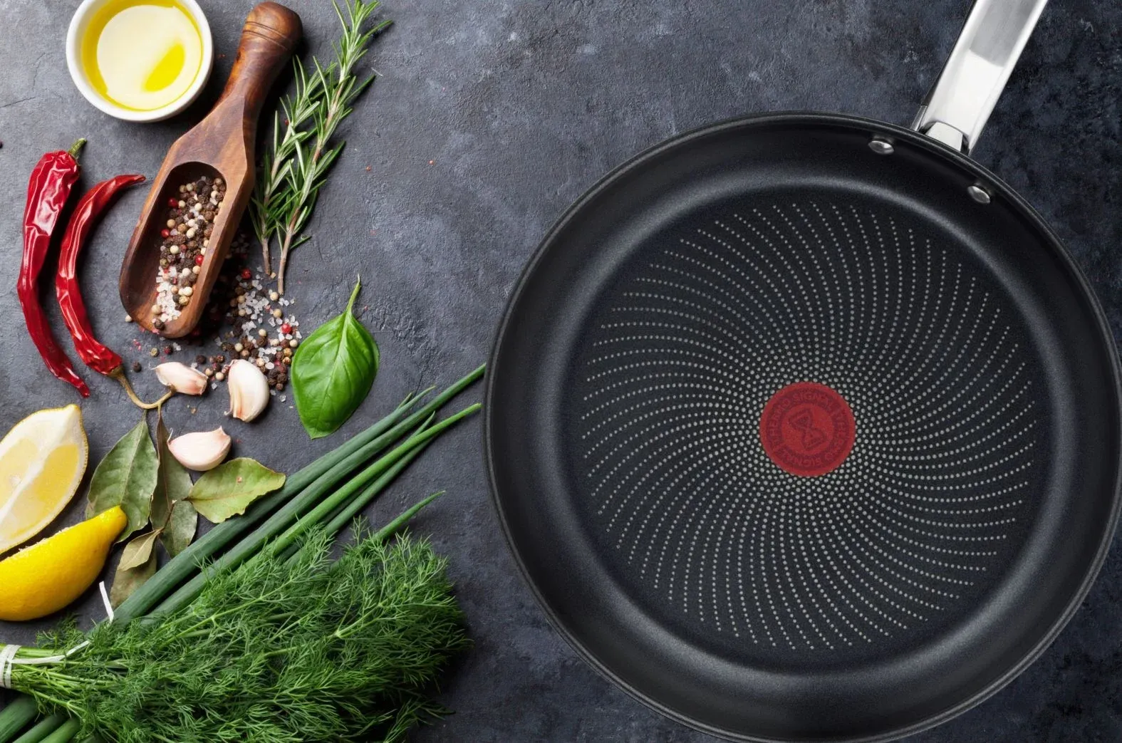 Сковорода Tefal Intuition B8170644 круглая 28см покрытие: Titanium ручка несъемная без крышки стальной 2100125771 - фото 3