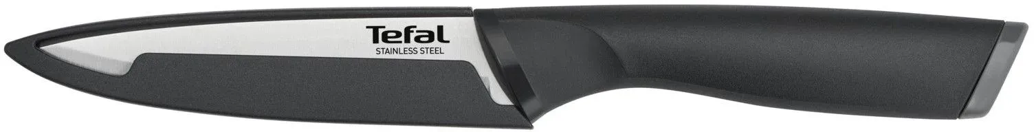 Нож Tefal K2213904 2100121738 стальной универсальный лезв.120мм прямая заточка серебристый/черный пласт.коробка - фото 6