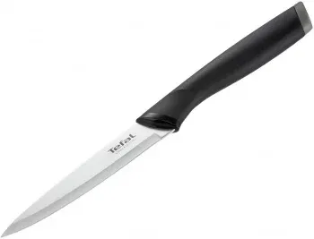 Нож Tefal K2213904 2100121738 стальной универсальный лезв.120мм прямая заточка серебристый/черный пласт.коробка - фото 7
