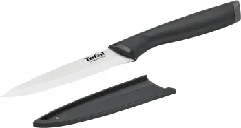 Нож Tefal K2213904 2100121738 стальной универсальный лезв.120мм прямая заточка серебристый/черный пласт.коробка - фото 8