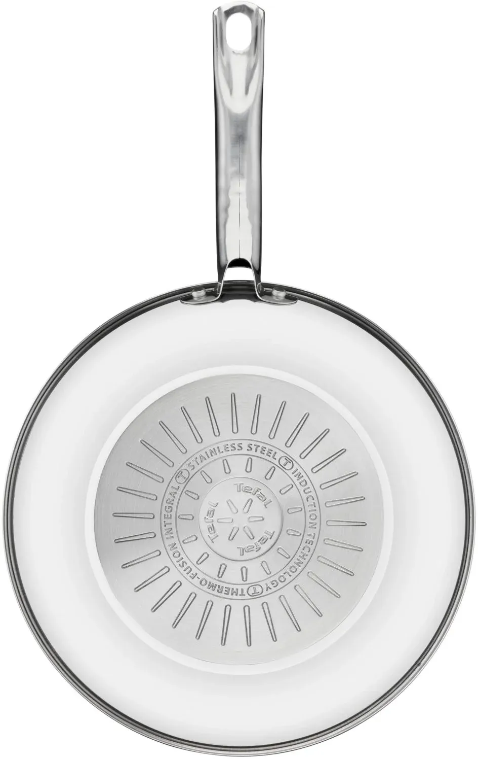 Сковорода ВОК WOK Tefal Intuition B8171944 круглая 28см покрытие: антипригарное с титаном ручка несъемная без крышки стальной 2100125812 - фото 2
