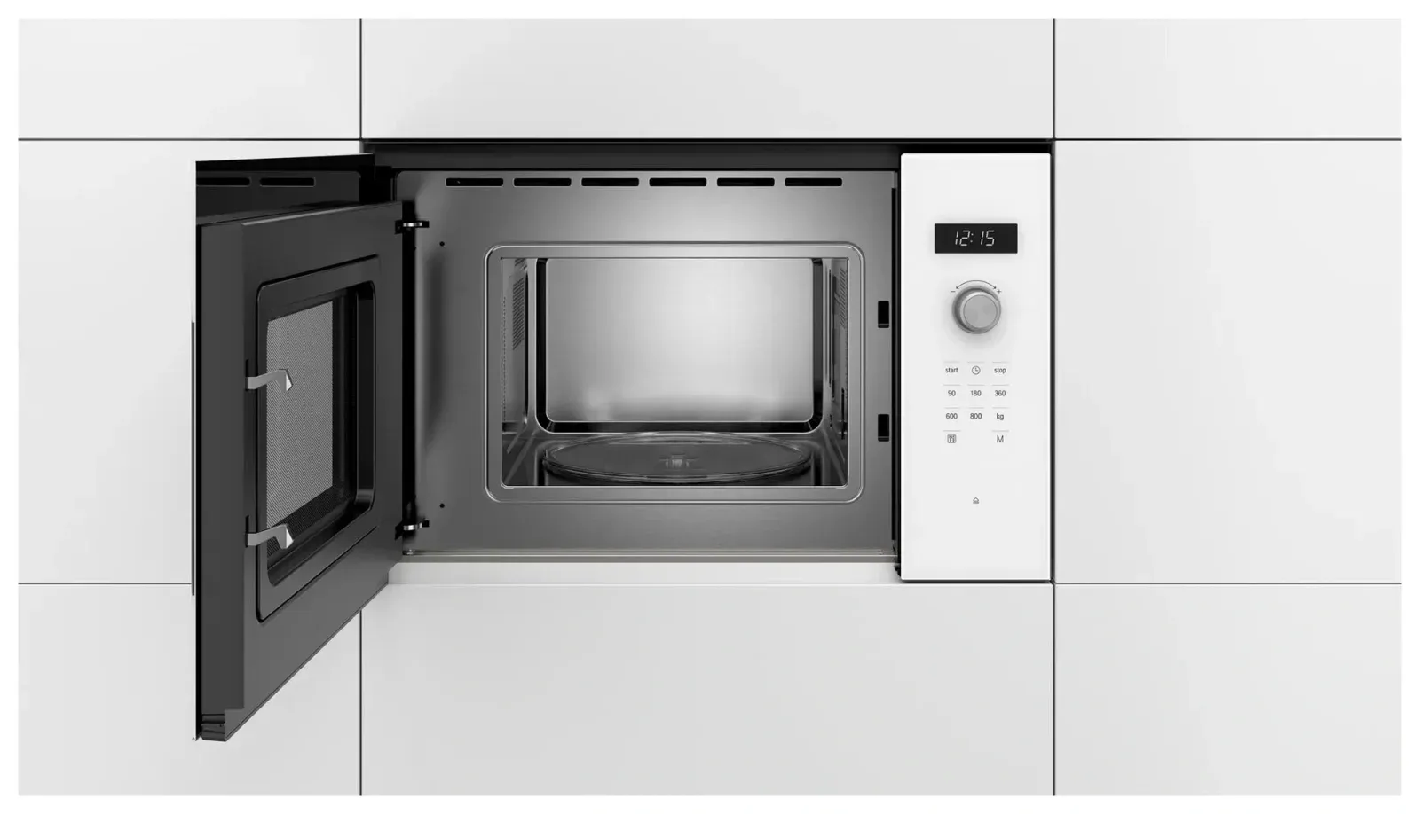 Микроволновая печь Bosch BFL524MW0 20л. 800Вт белый встраиваемая, 20 л - фото 3