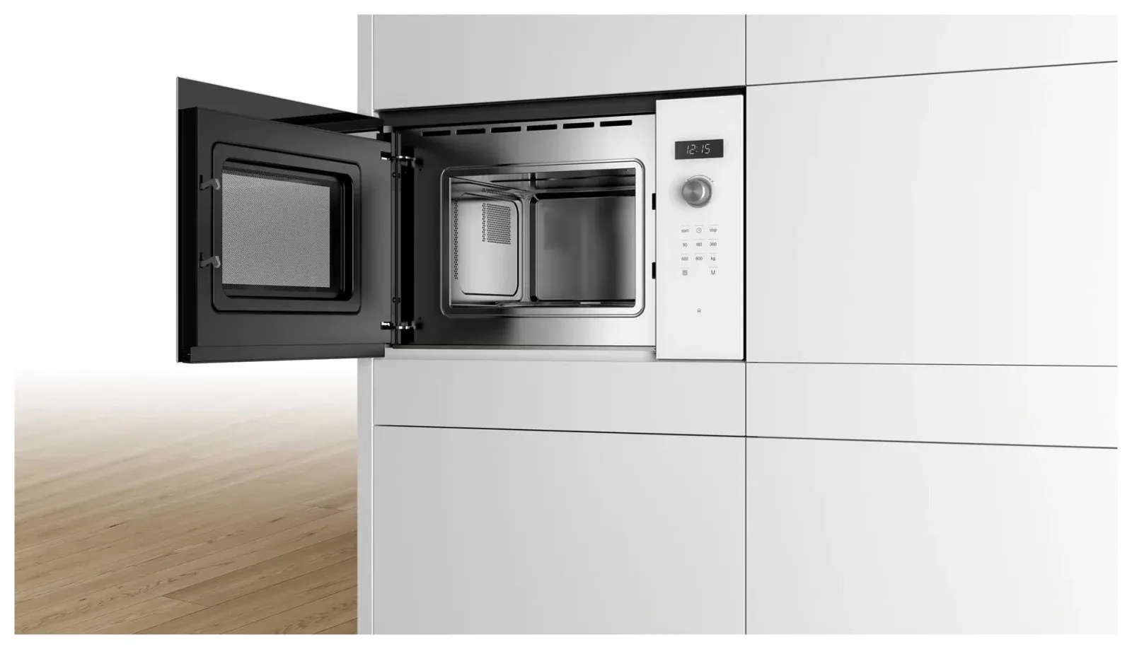 Микроволновая печь Bosch BFL524MW0 20л. 800Вт белый встраиваемая, 20 л - фото 4