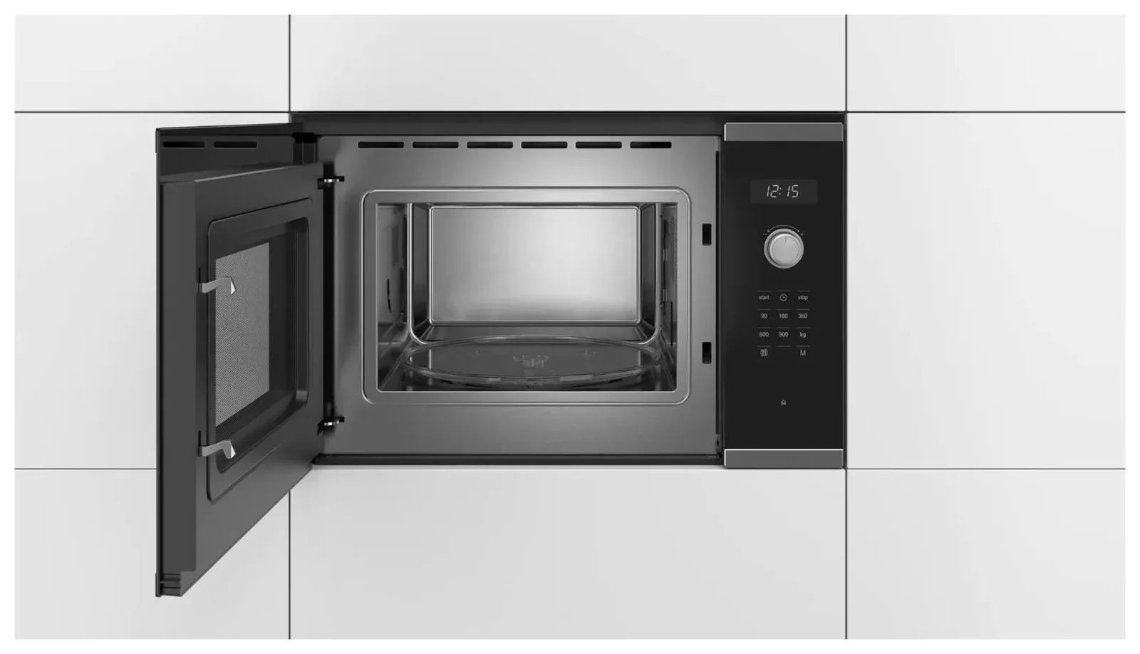 Микроволновая печь Bosch BFL554MS0 25л. 900Вт нержавеющая сталь/черный встраиваемая, 25 л - фото 4