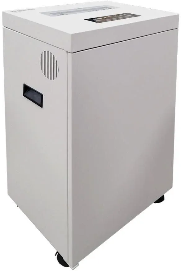 Шредер Office Kit S535 3,8x40 белый секр.P-4 фрагменты 35лист. 50лтр. скобы пл.карты CD - фото 2