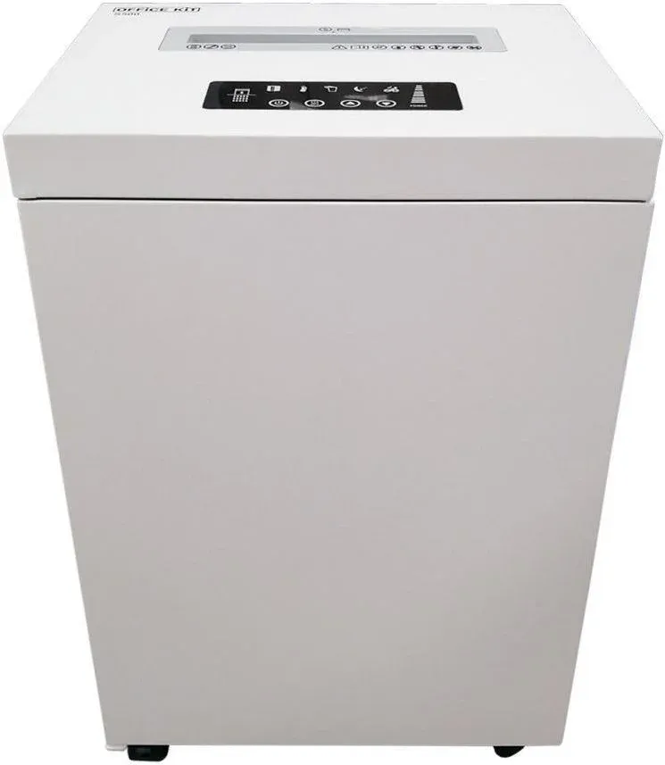 Шредер Office Kit S535 3,8x40 белый секр.P-4 фрагменты 35лист. 50лтр. скобы пл.карты CD - фото 3