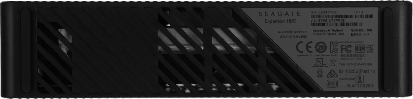 Жесткий диск Seagate USB3.0 14TB STKP14000400 Expansion 3.5 черный - фото 6
