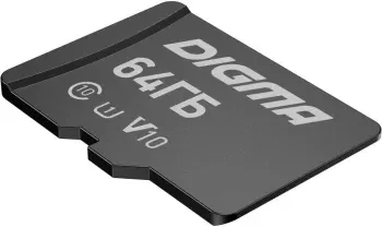 Флеш карта microSDXC 64GB Digma CARD10 V10 + adapter - фото 8