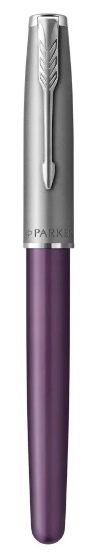 Ручка перьев. Parker Sonnet Essentials SB F545 CW2169366 LaqViolet CT F сталь нержавеющая подар.кор. - фото 2