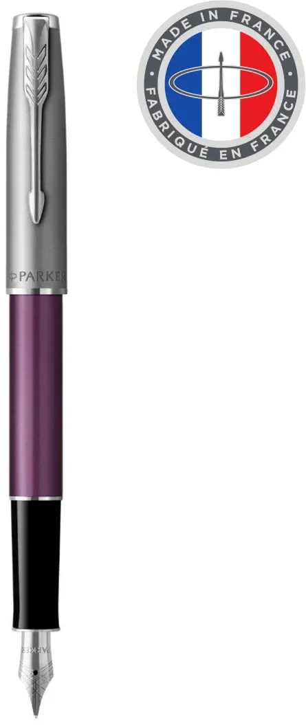 Ручка перьев. Parker Sonnet Essentials SB F545 CW2169366 LaqViolet CT F сталь нержавеющая подар.кор. - фото 6