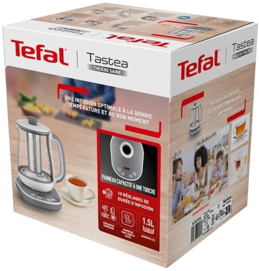 Чайник электрический Tefal BJ551B10 1.5л. 1430Вт белый корпус: стекло/пластик 7211004581 - фото 8