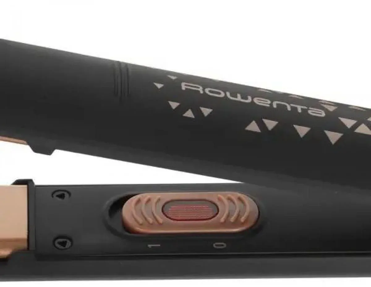 Выпрямитель Rowenta SF1629F0 черный/золотистый макс.темп.:200С покрытие:керамическое 1830008391 - фото 2