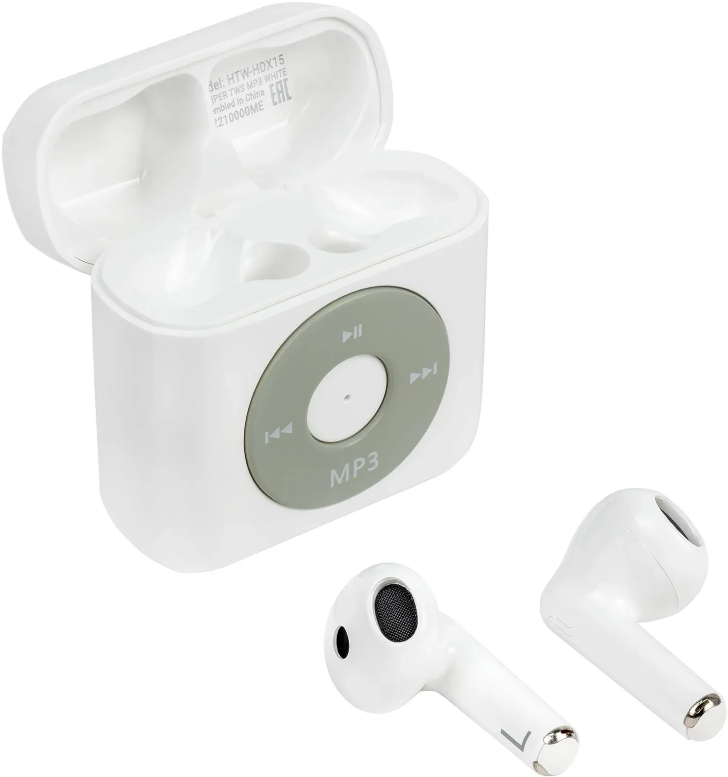 Наушники и гарнитуры HIPER TWS MP3 HDX15 - фото 1