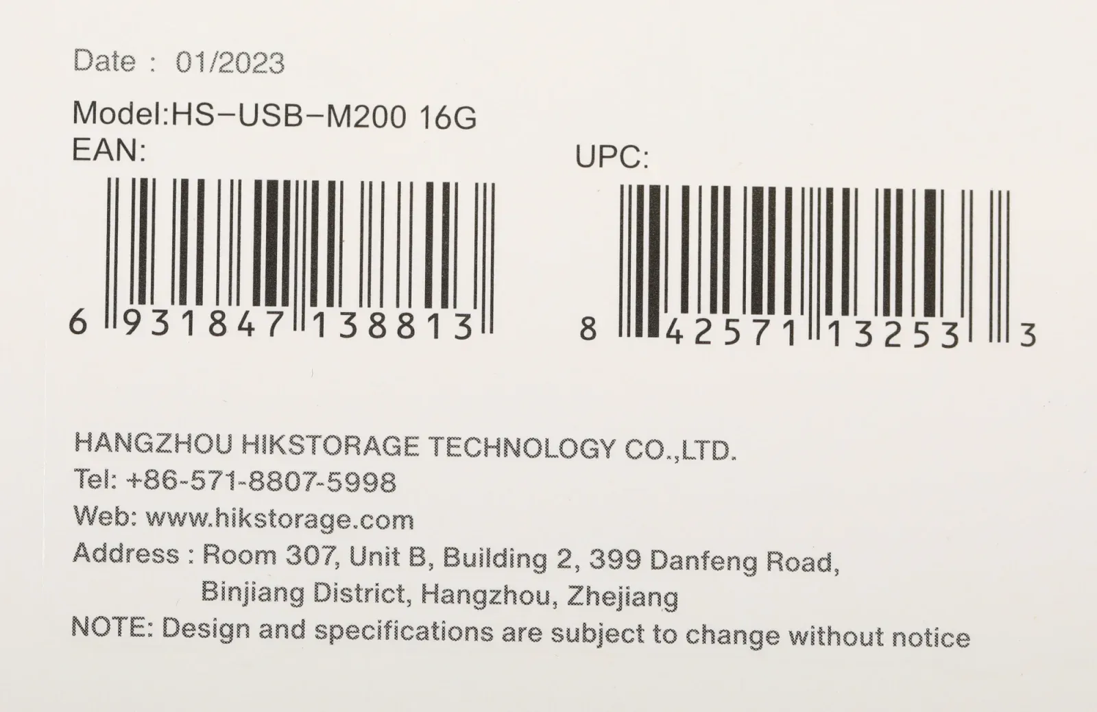 Флеш Диск Hikvision 16GB M200 Hiksemi HS-USB-M200/16G USB2.0 серебристый, 16 ГБ - фото 4