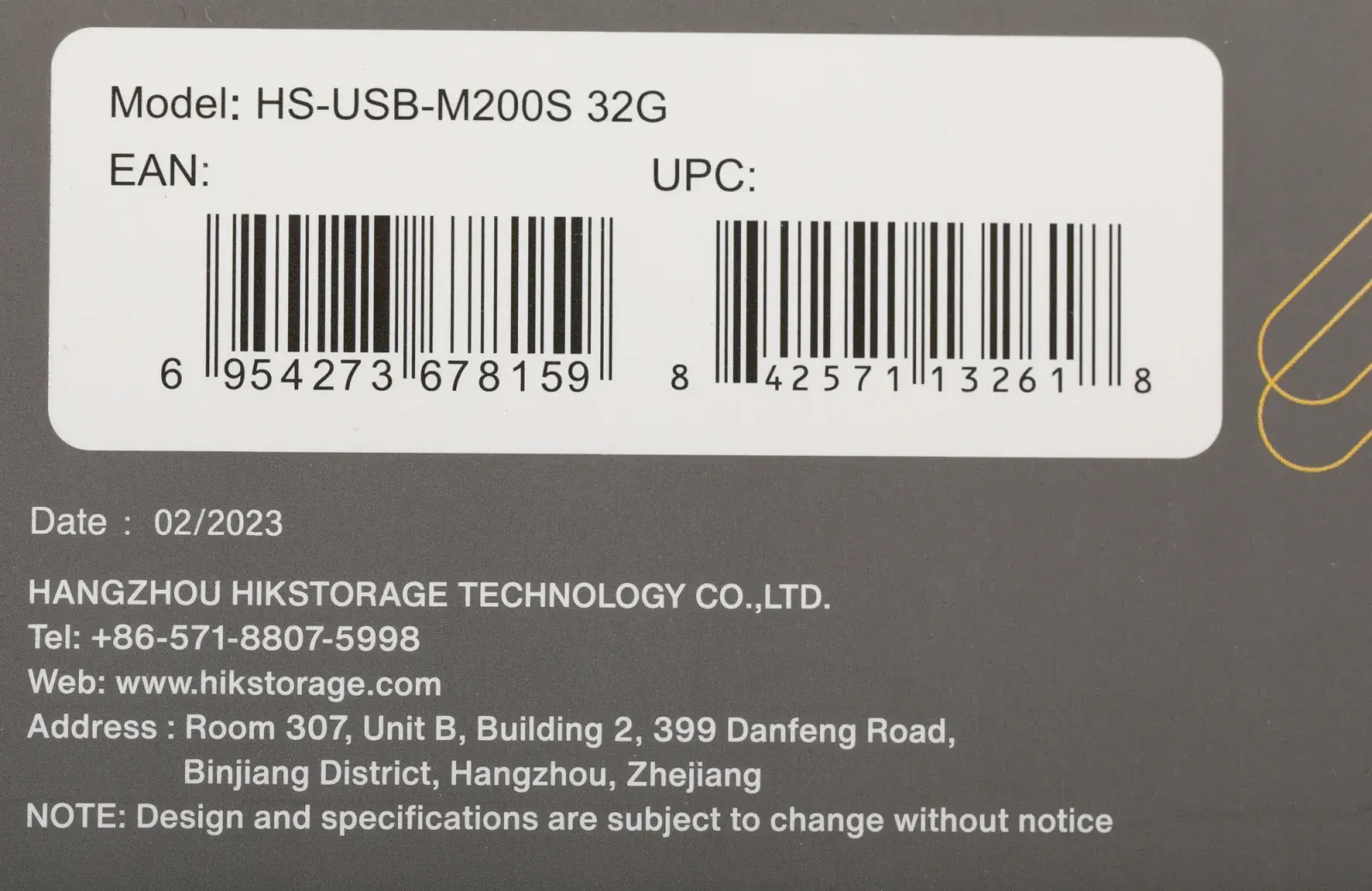 Флеш Диск Hikvision 32GB M200S Hiksemi HS-USB-M200S 32G USB2.0 черный, 32 ГБ - фото 6