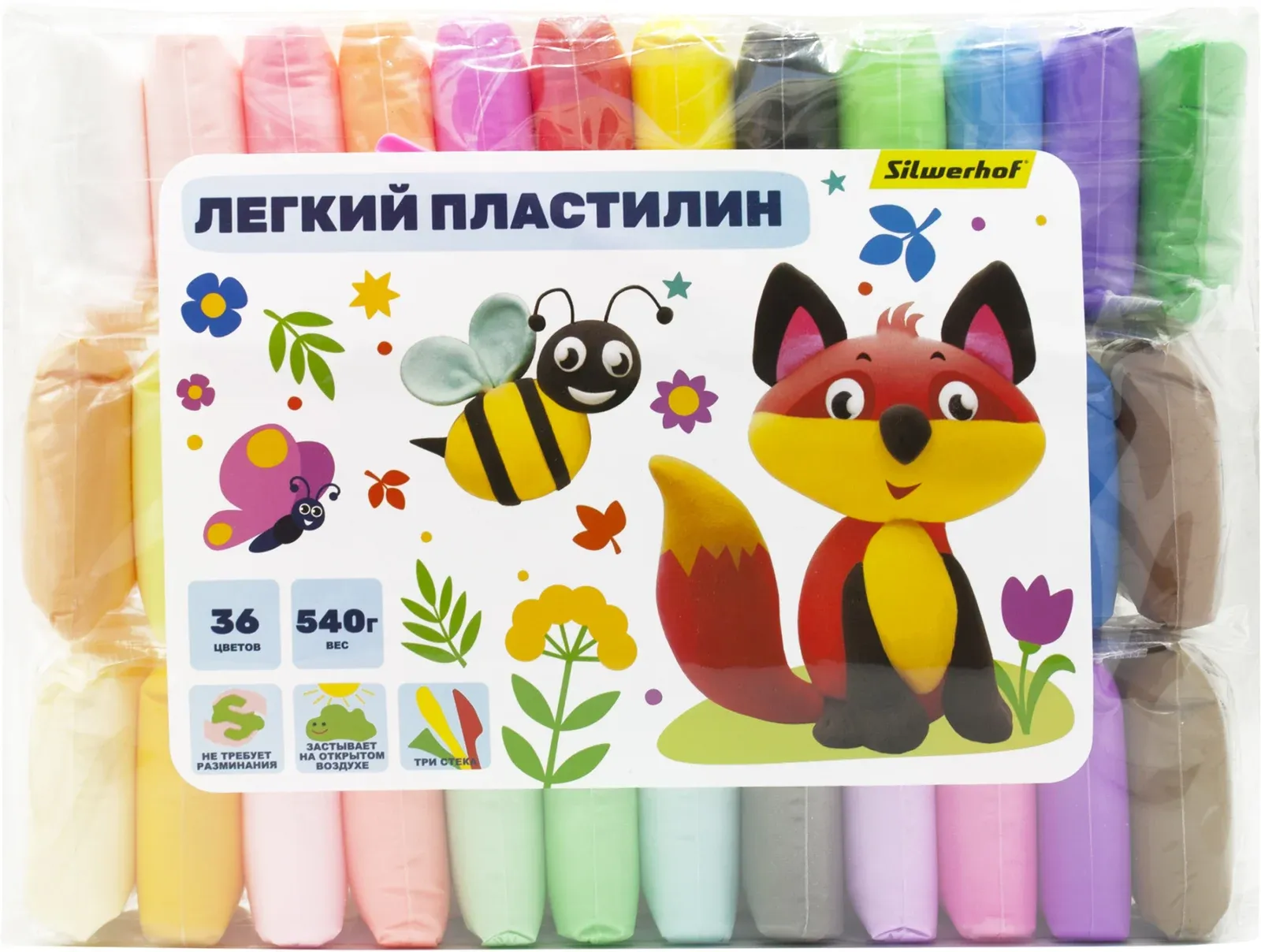 Пластилин SILWERHOF LC36OP-540ST