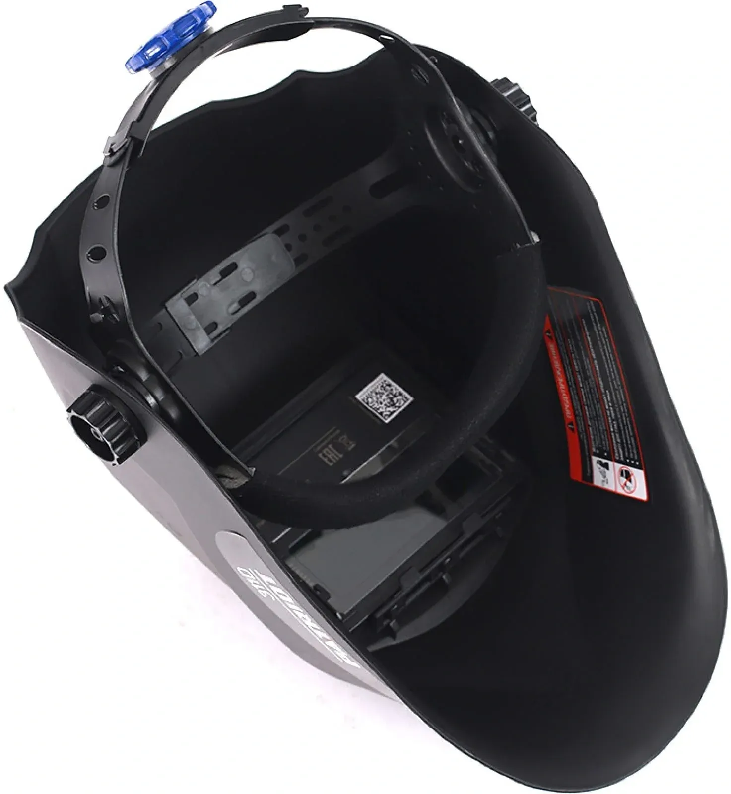 Маска сварщика Patriot 880502201 филь.:хамел. кл.:1/1/1/2 см.экр.90x35мм черный - фото 3