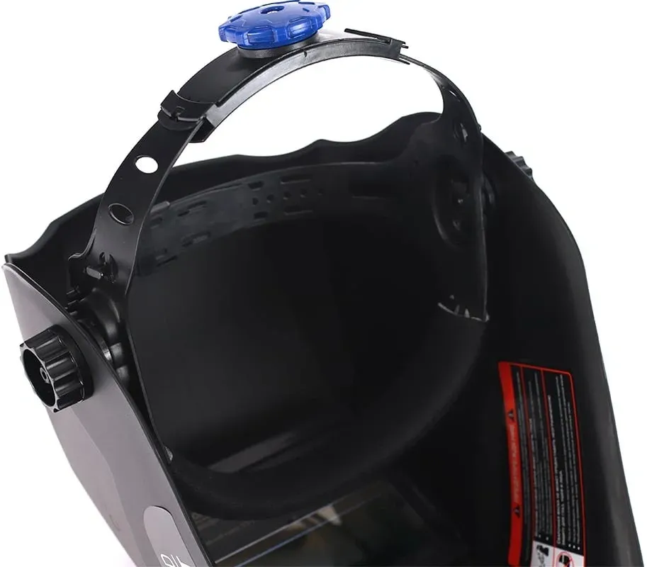 Маска сварщика Patriot 880502201 филь.:хамел. кл.:1/1/1/2 см.экр.90x35мм черный - фото 5