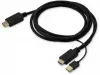 Кабель аудио-видео Buro HDMI m/DisplayPort m 2м. позолоч.конт. черный HDMI-DP-2M - фото 7