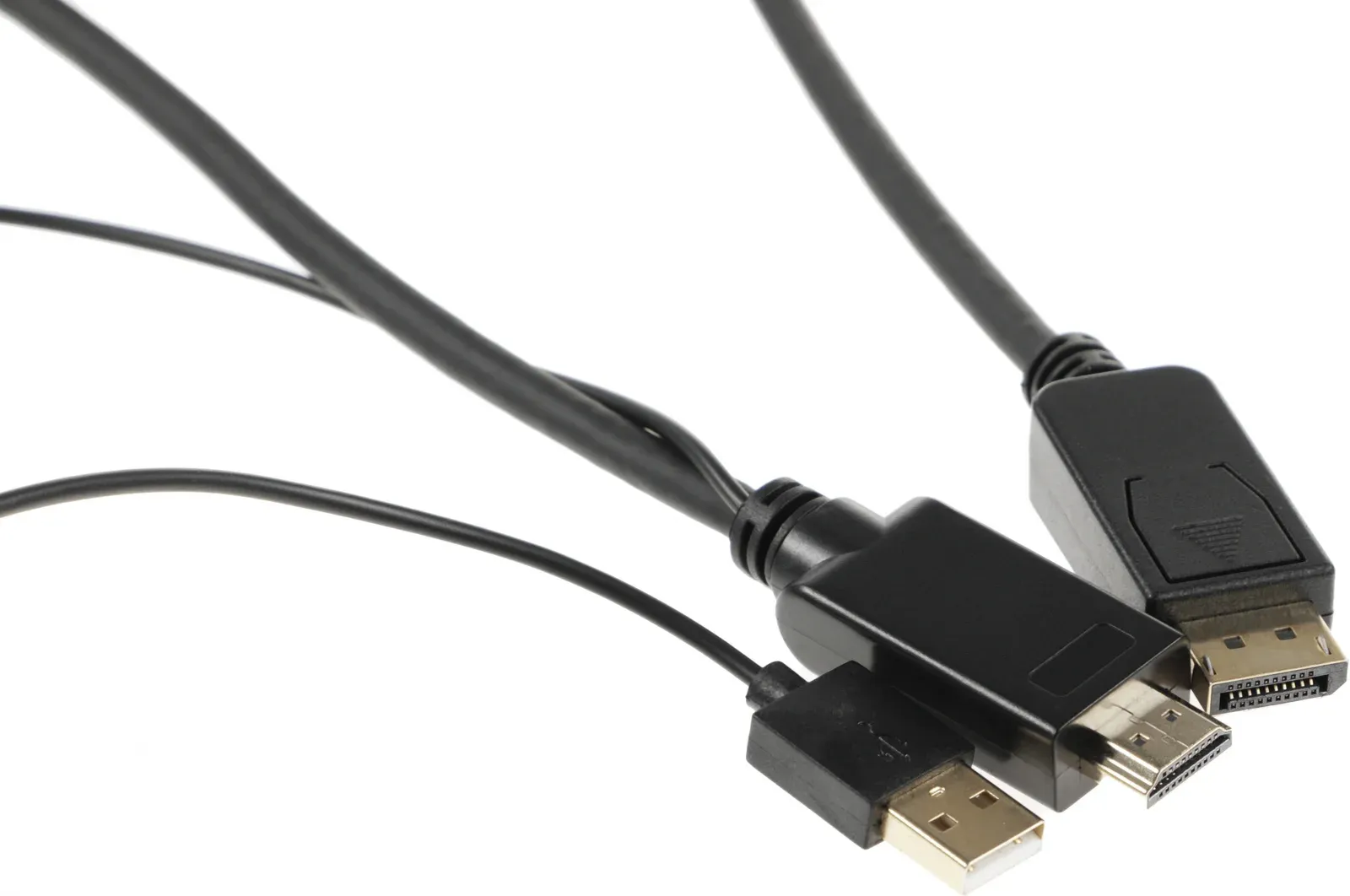 Кабель аудио-видео Buro HDMI m/DisplayPort m 3м. позолоч.конт. черный HDMI-DP-3M - фото 6