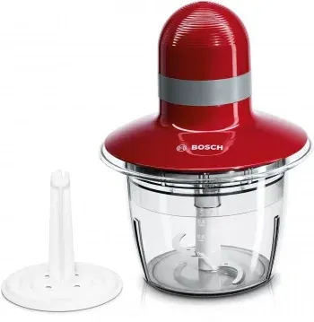 Измельчитель электрический Bosch MMR08R2 0.8л. 400Вт красный/серый - фото 5