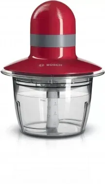Измельчитель электрический Bosch MMR08R2 0.8л. 400Вт красный/серый - фото 6