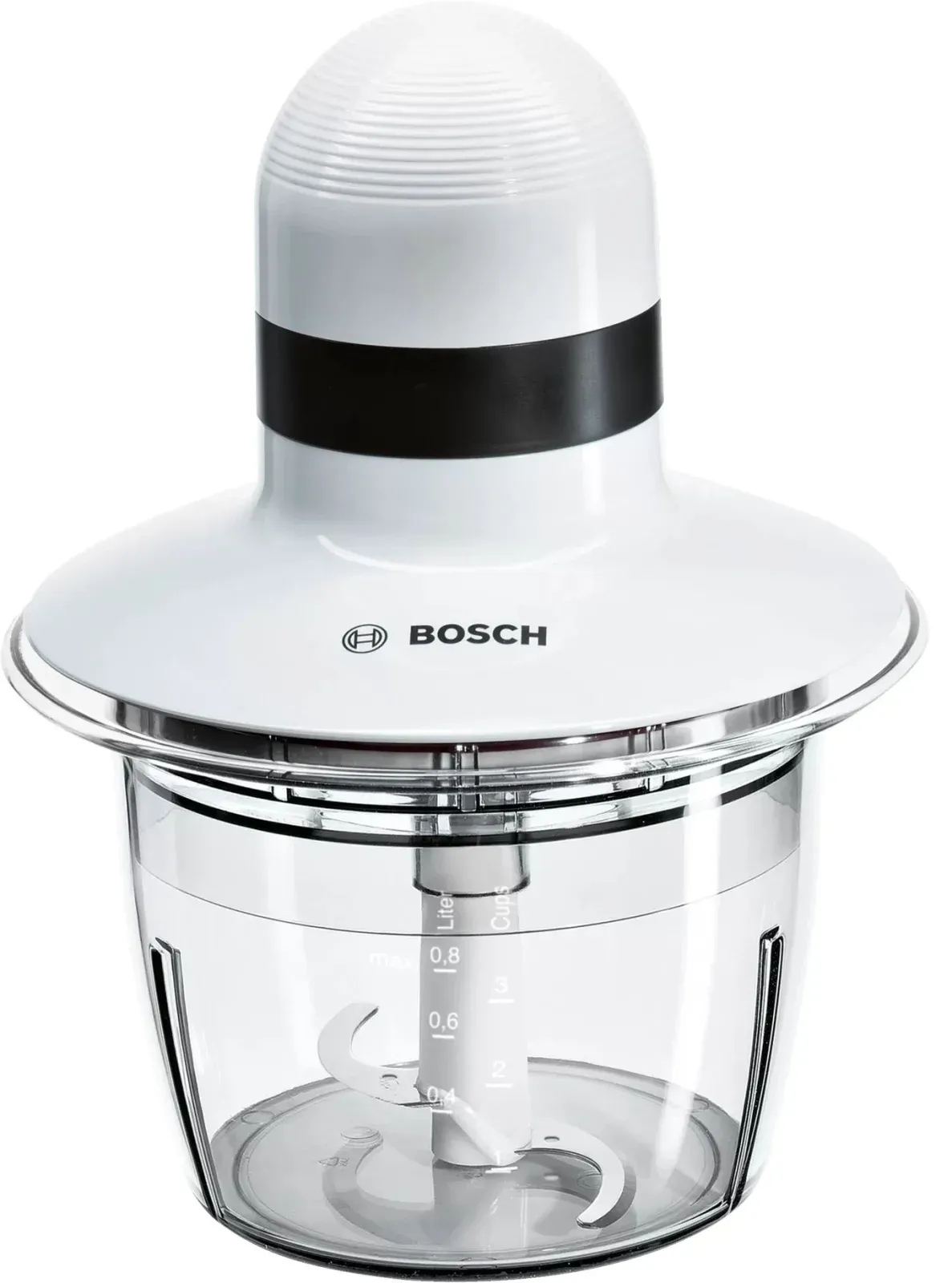 Измельчитель электрический Bosch MMR08A1 0.8л. 400Вт белый/черный - фото 8