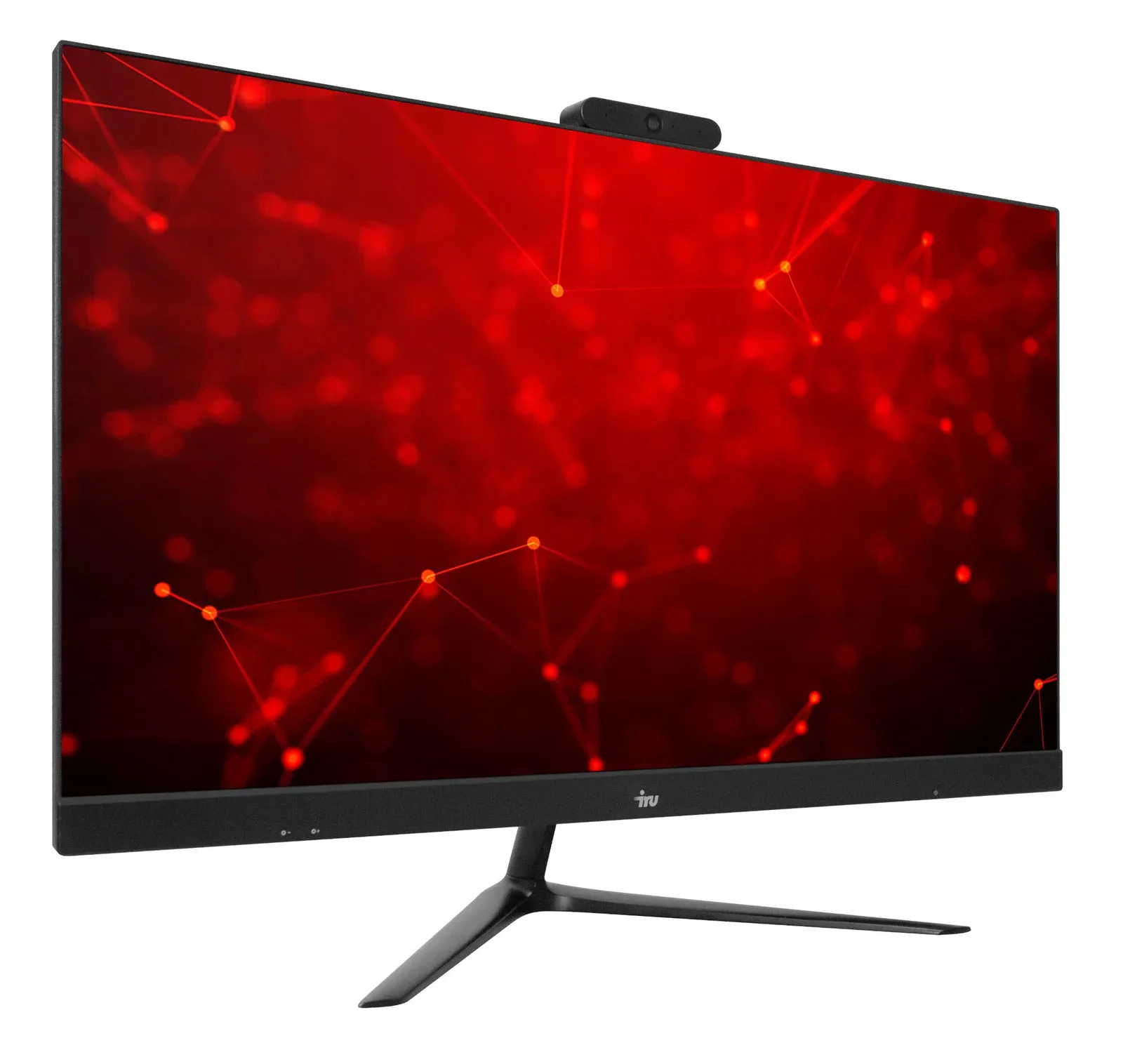 Моноблок IRU Агат 313 23.8 Full HD i3 10100 3.6 8Gb SSD256Gb UHDG 630 FreeDOS GbitEth WiFi BT 120W клавиатура мышь Cam черный 1920x1080 - фото 4
