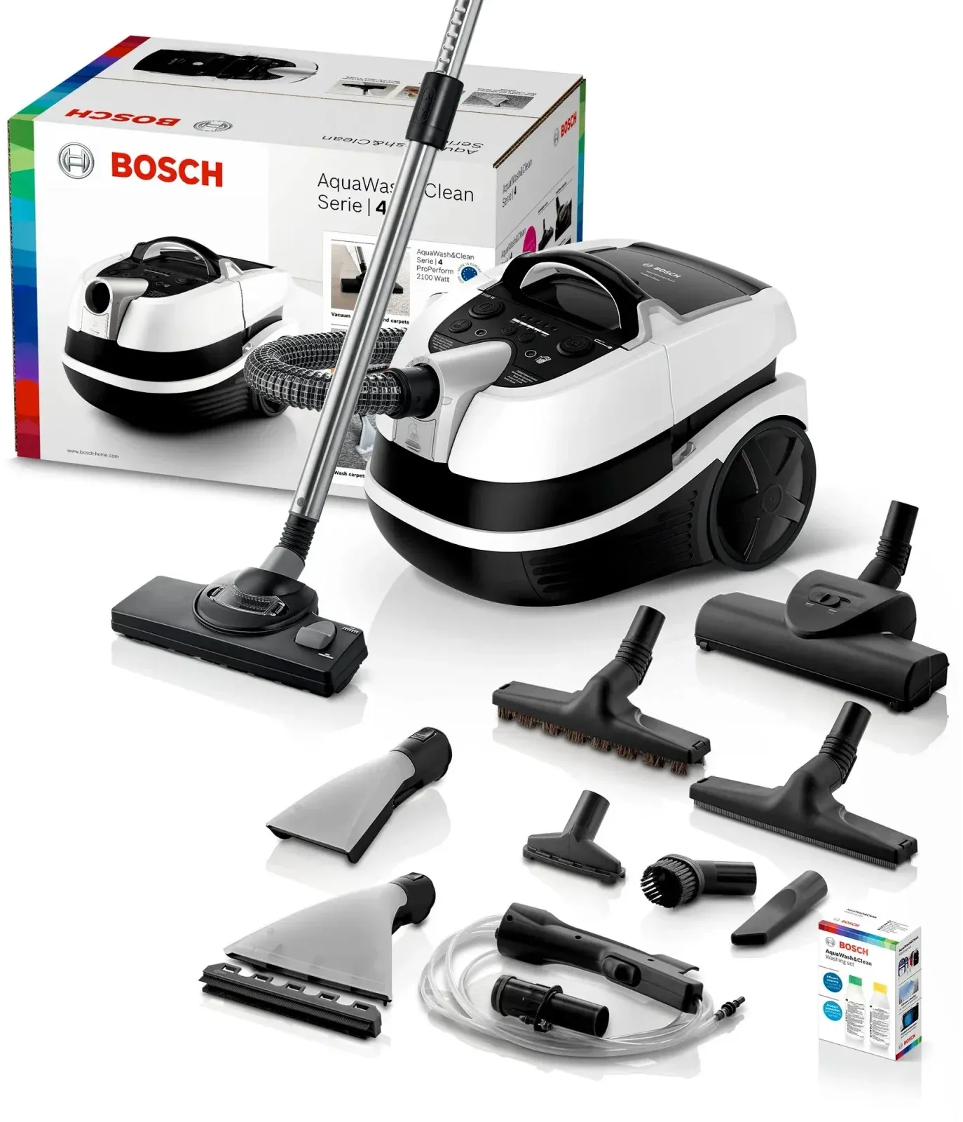 Пылесос моющий Bosch BWD421PRO 2100Вт белый/черный - фото 3