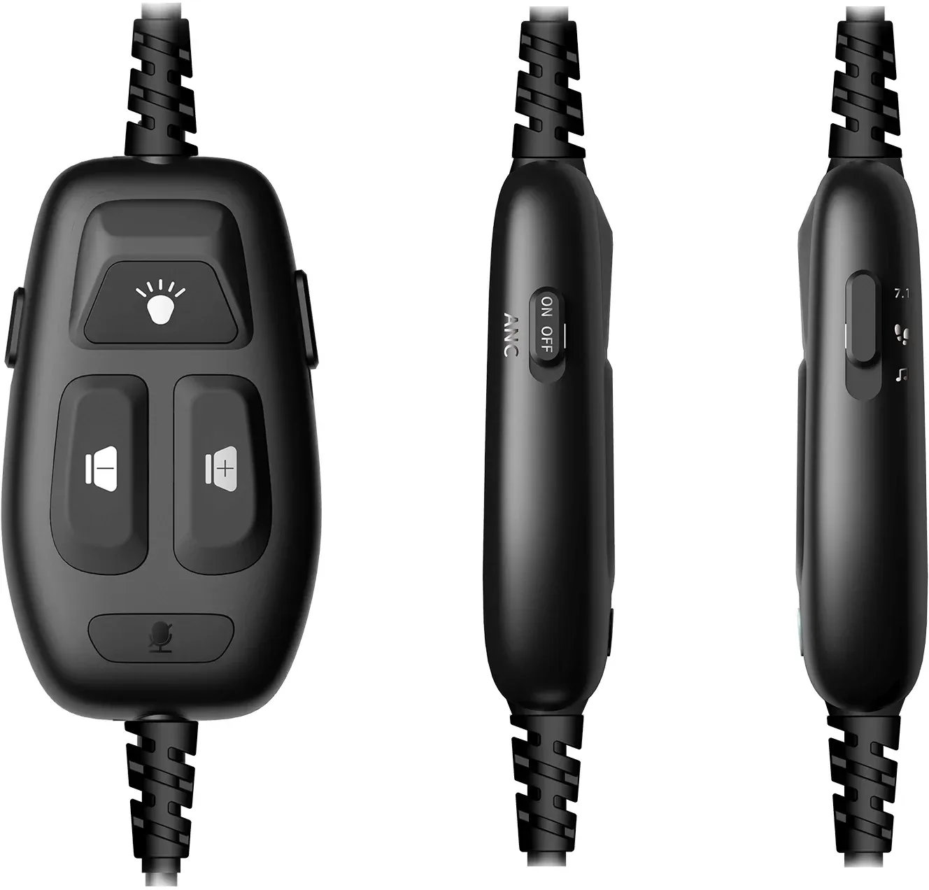Наушники с микрофоном A4Tech Bloody MC750 серый 2.3м мониторные USB оголовье MC750 GREY - фото 6
