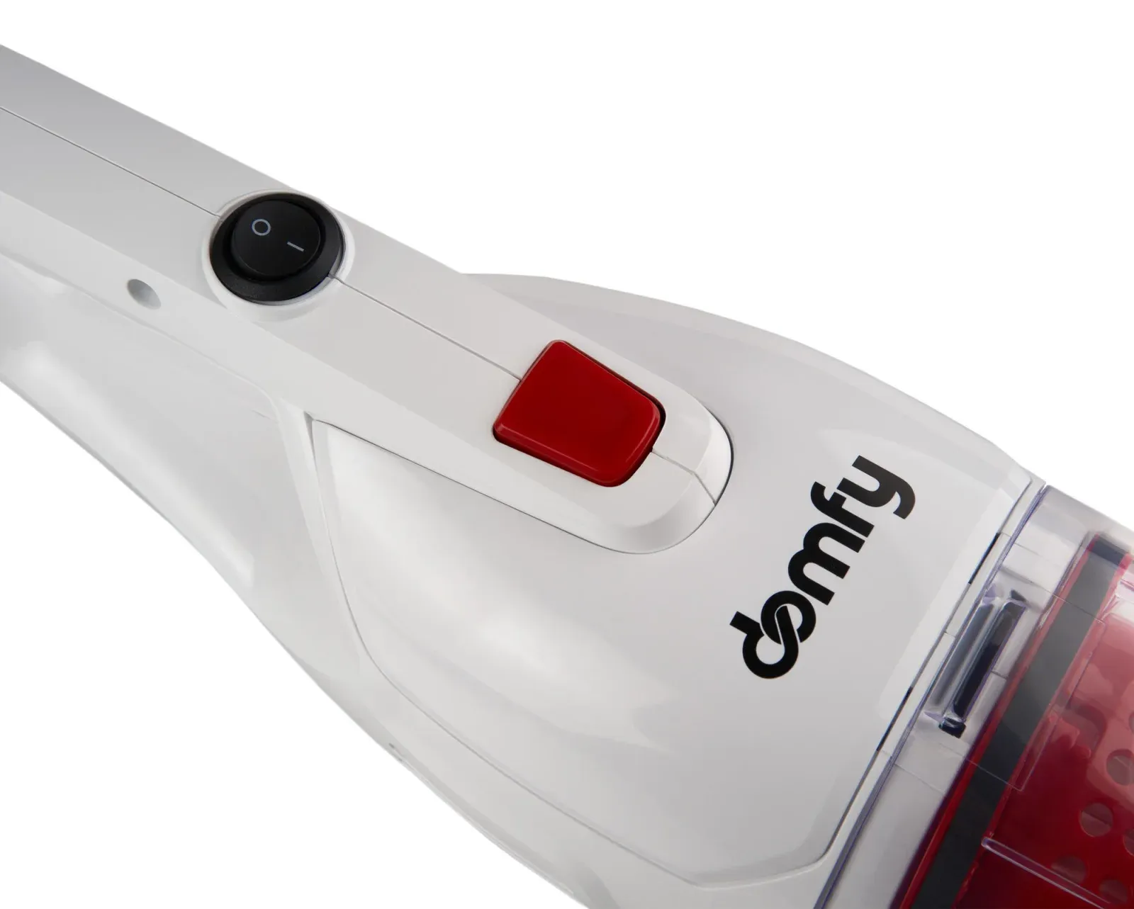 Пылесос ручной Domfy DSC-VC301 1000Вт белый/красный - фото 4