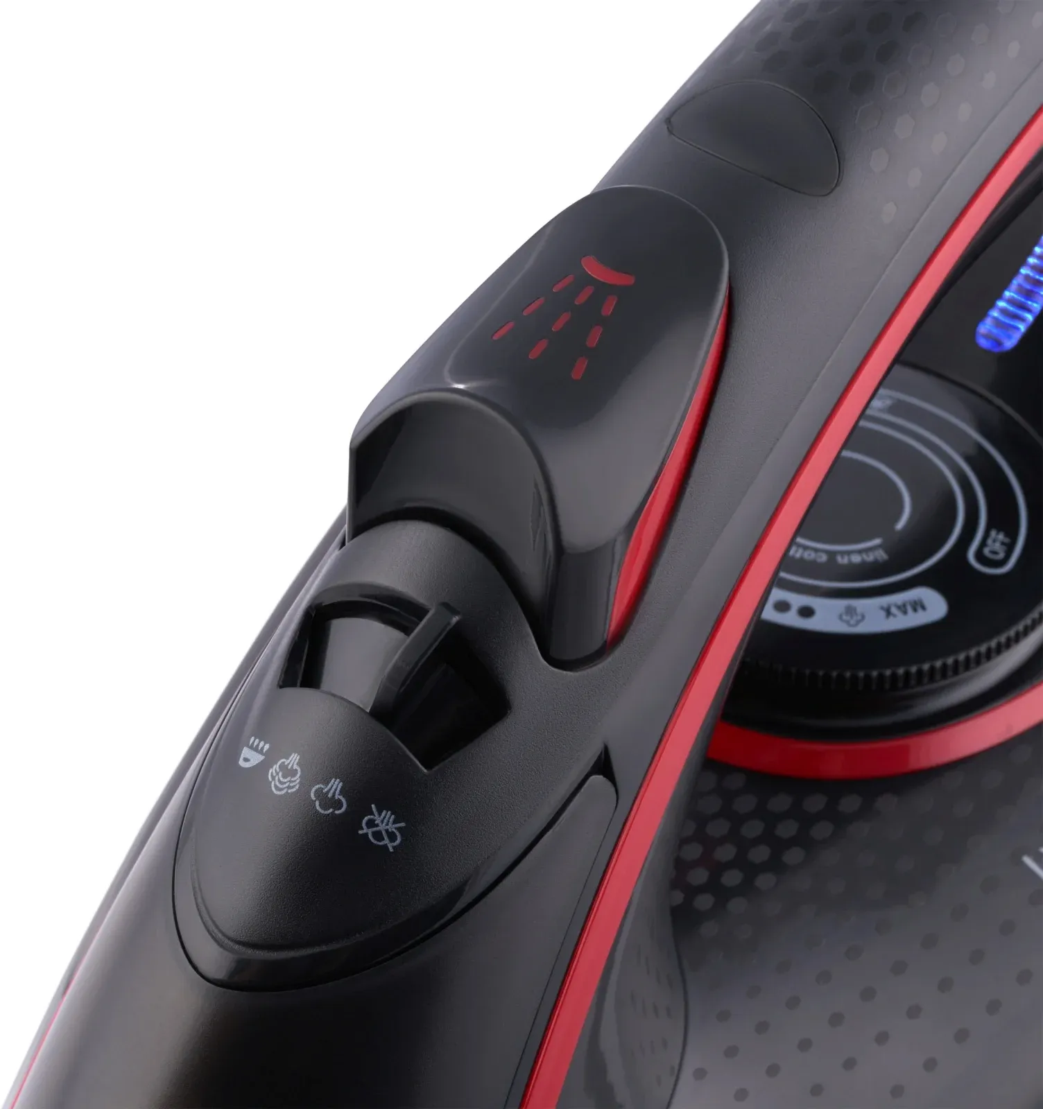 Утюг Domfy DSC-EI606 2600Вт черный/красный - фото 7