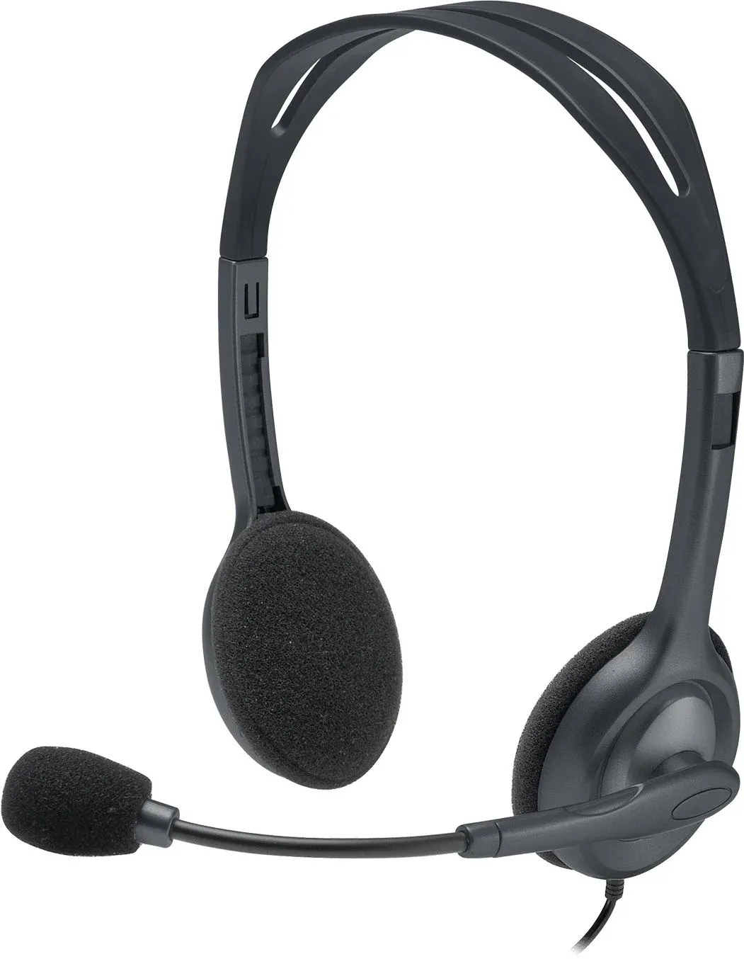 Гарнитуры наушники с микрофоном LOGITECH H111 серый - фото 3