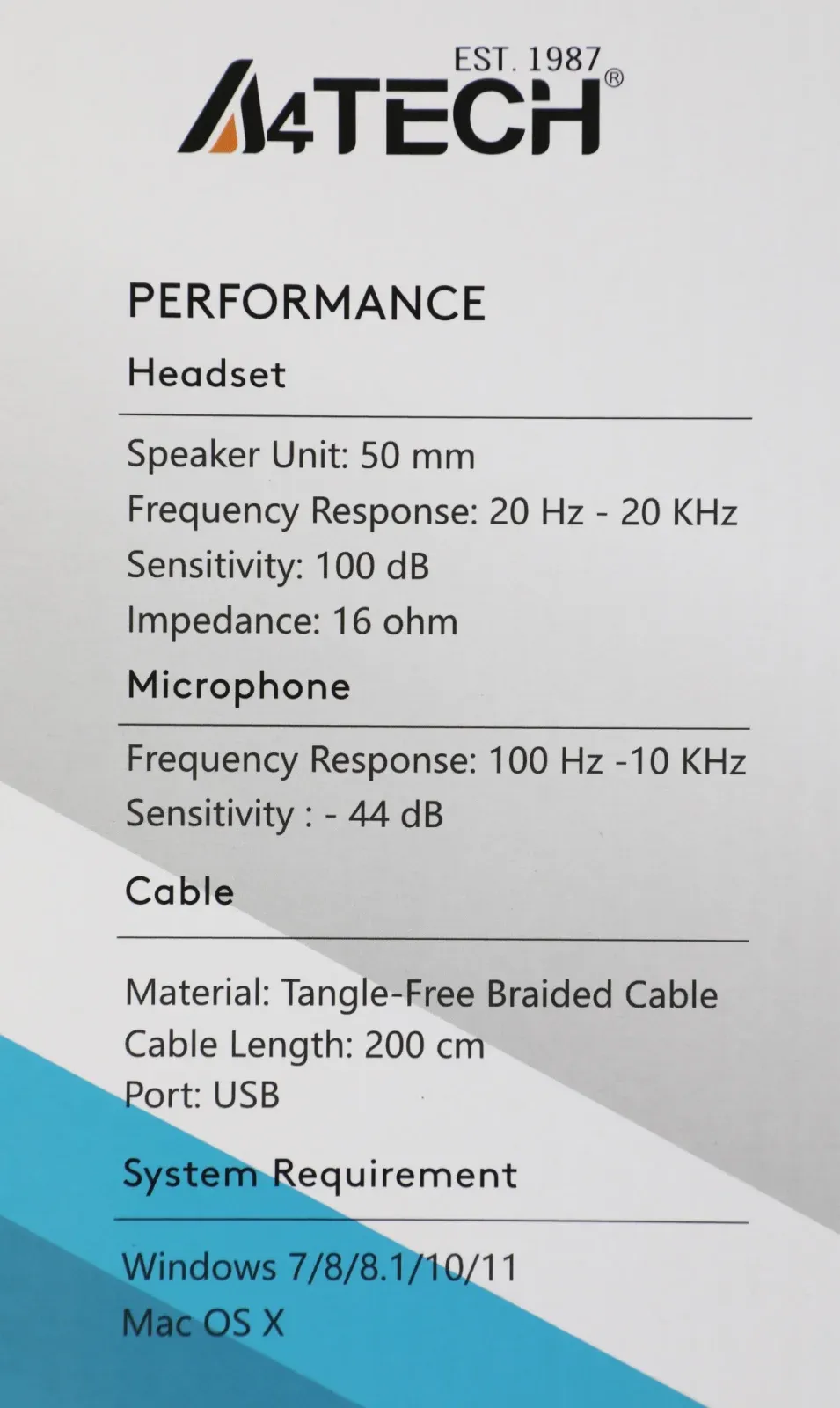 Наушники с микрофоном A4Tech Fstyler FH300U белый 2м мониторные USB оголовье FH300U WHITE - фото 3