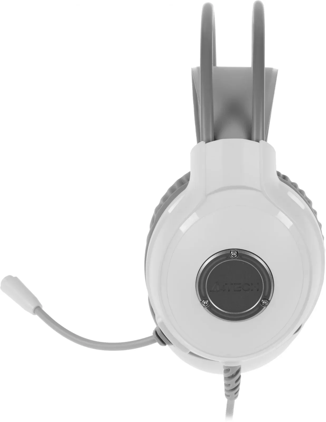 Наушники с микрофоном A4Tech Fstyler FH300U белый 2м мониторные USB оголовье FH300U WHITE - фото 6