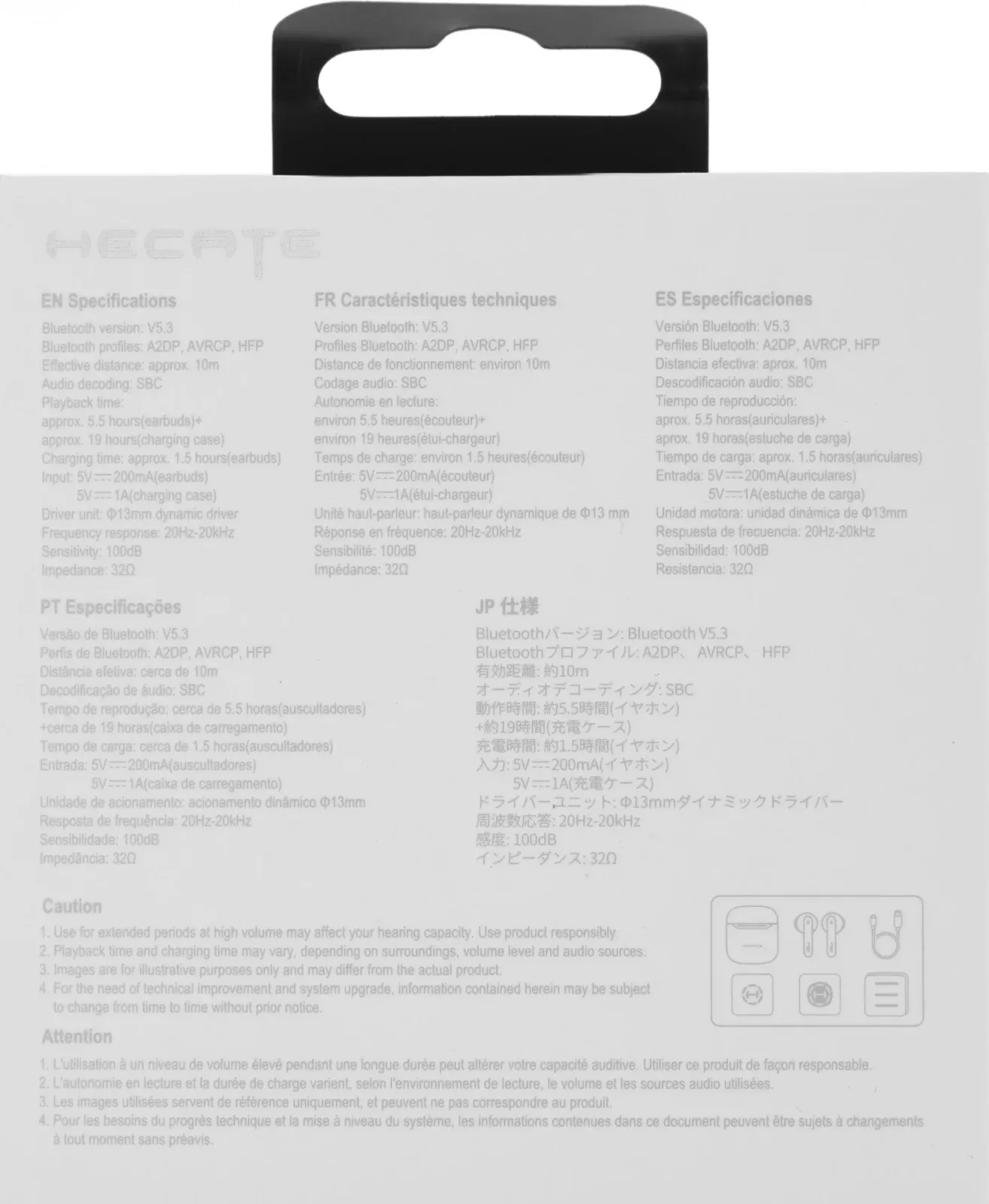 Наушники с микрофоном Edifier GM3 Plus белый вкладыши BT в ушной раковине - фото 6