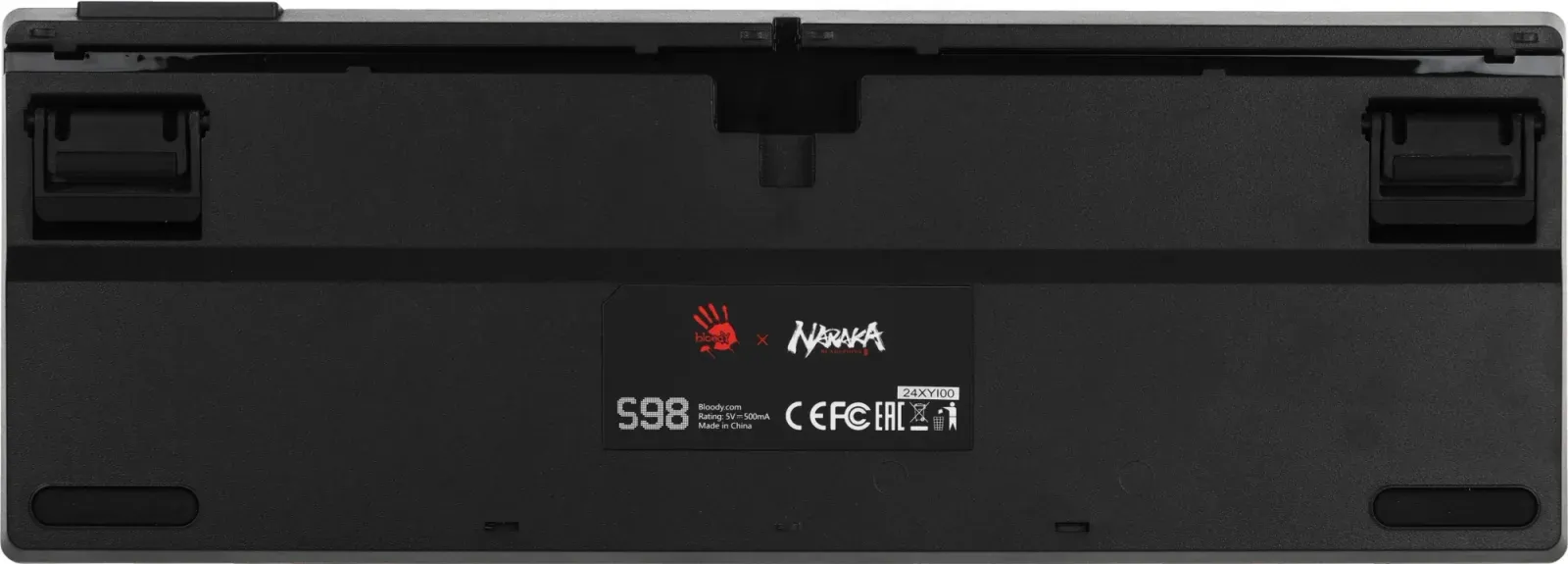 Клавиатура A4Tech S98 Naraka механическая черный/красный USB for gamer LED кабель 1.8м - фото 2