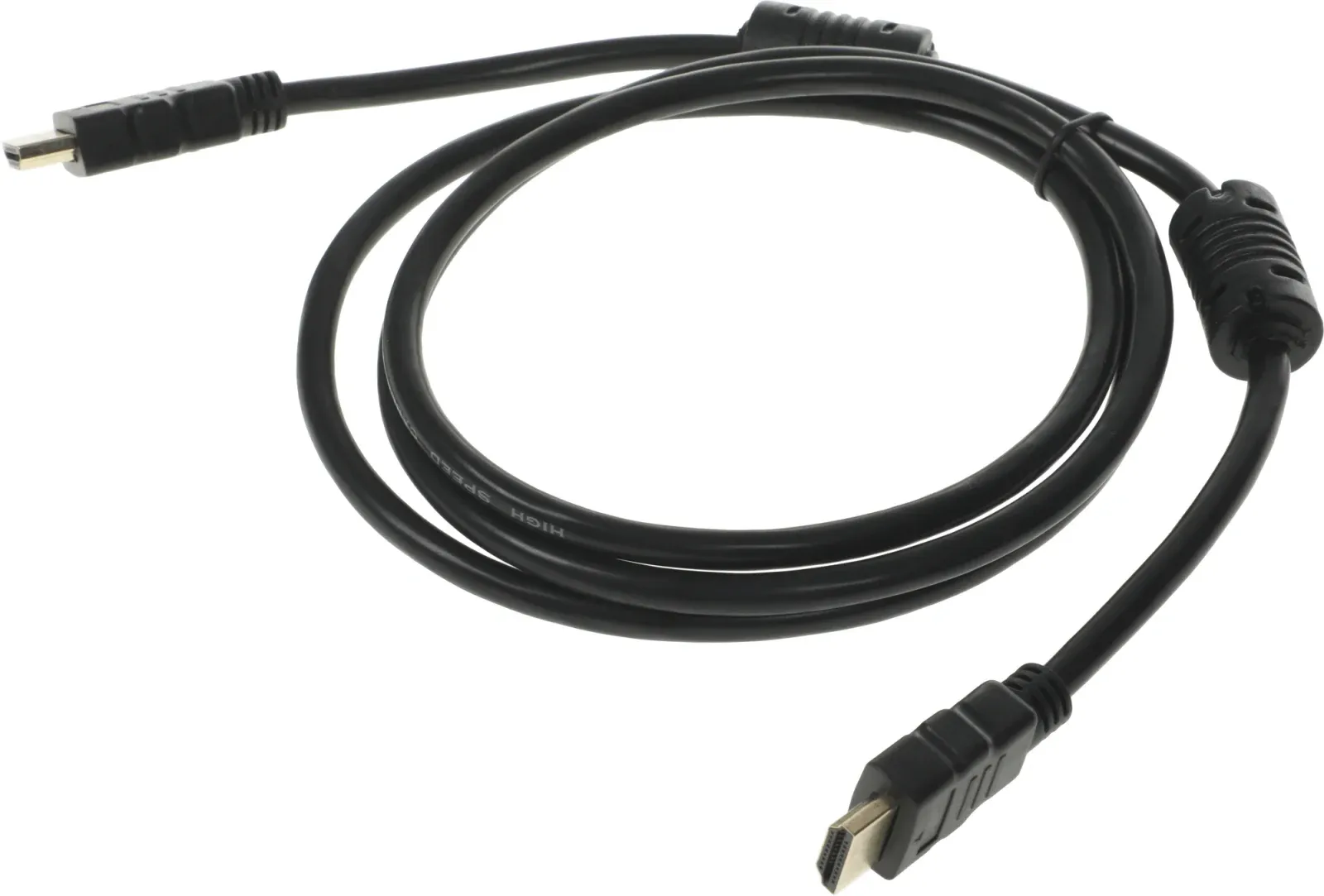 Кабель аудио-видео Premier 5-813 HDMI m/HDMI m 1.5м. феррит.кольца позолоч.конт. черный 5-813 1.5 - фото 5