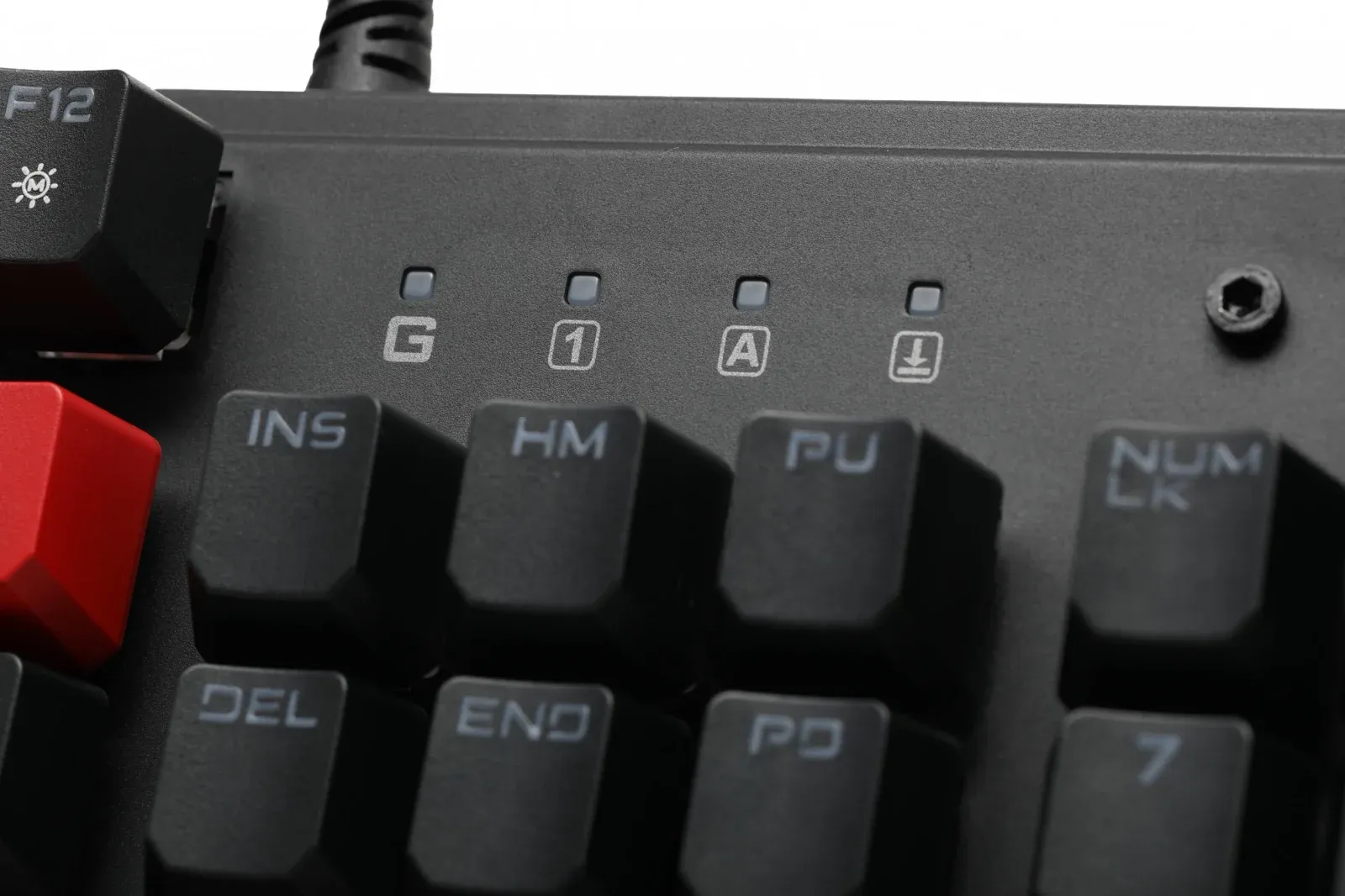 Клавиатура A4Tech S510R механическая черный USB for gamer LED S510R USB FIRE BLACK/BLMS RED кабель 1.8м - фото 7