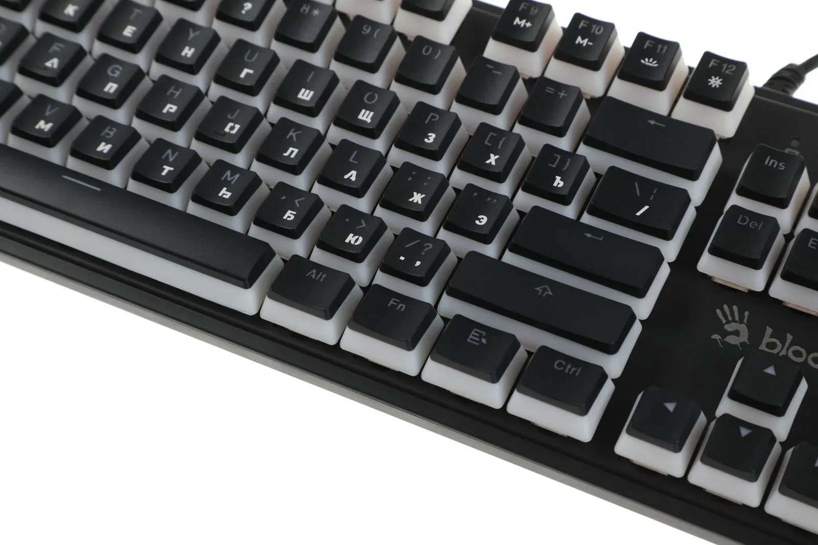 Клавиатура A4Tech S510RP механическая черный USB for gamer LED S510RP PUDDING BLACK/BLMS RED кабель 1.8м - фото 7