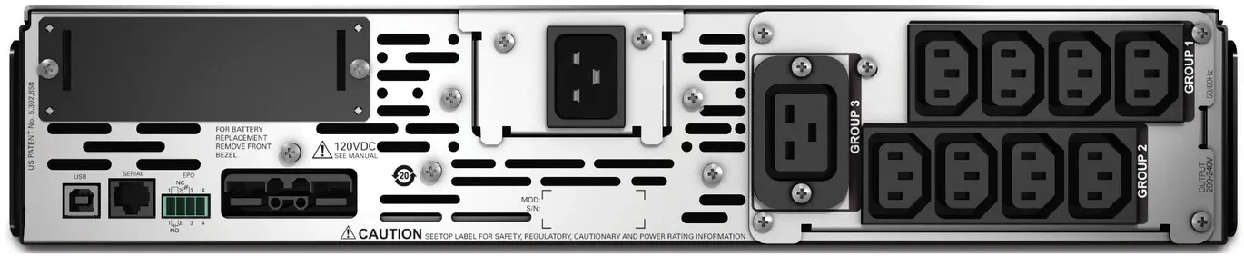 Источник бесперебойного питания APC Smart-UPS X SMX3000RMHV2U 2700Вт 3000ВА черный - фото 3
