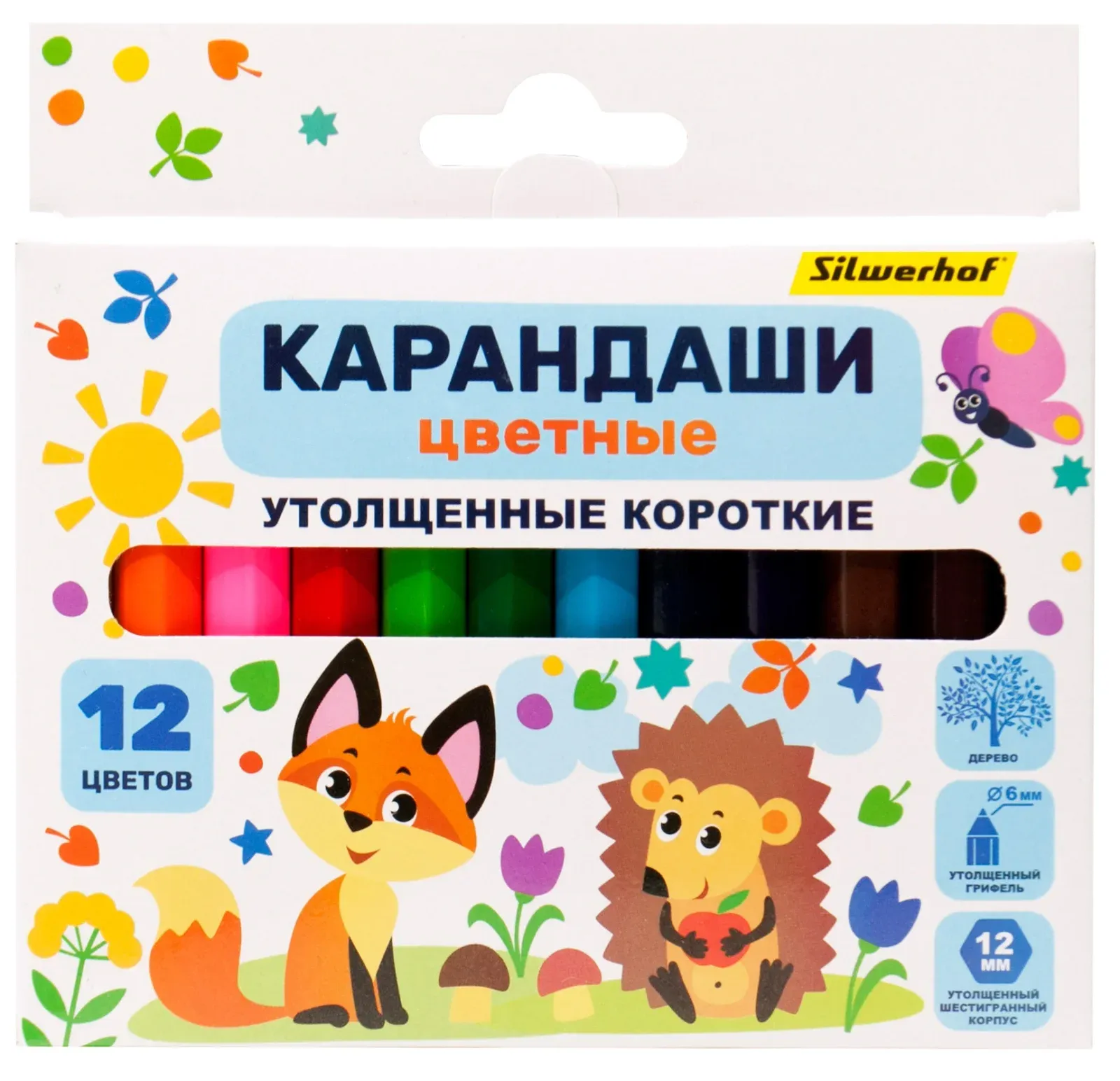 Карандаши SILWERHOF Jumbo Mini - фото 1