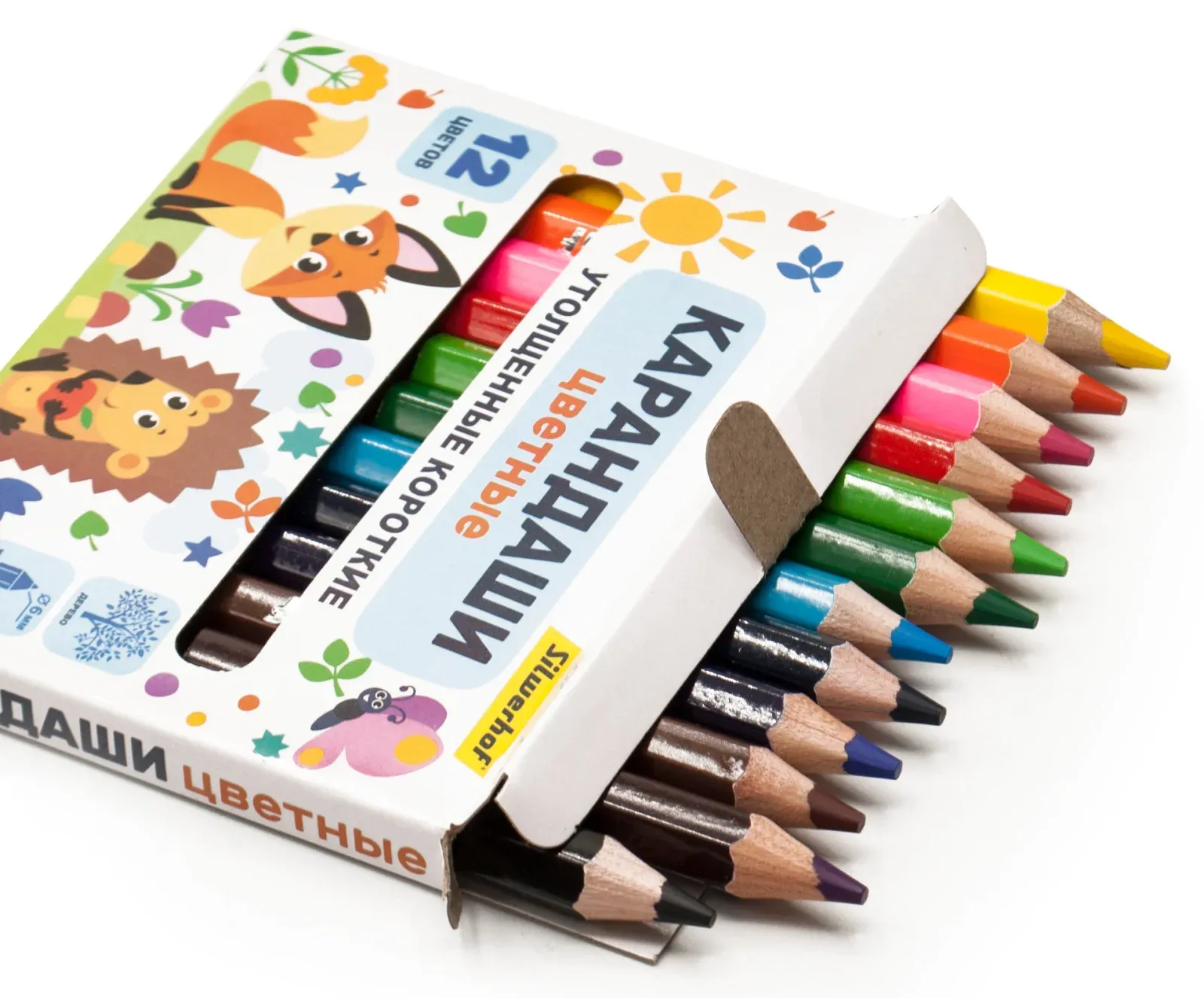 Карандаши SILWERHOF Jumbo Mini - фото 3