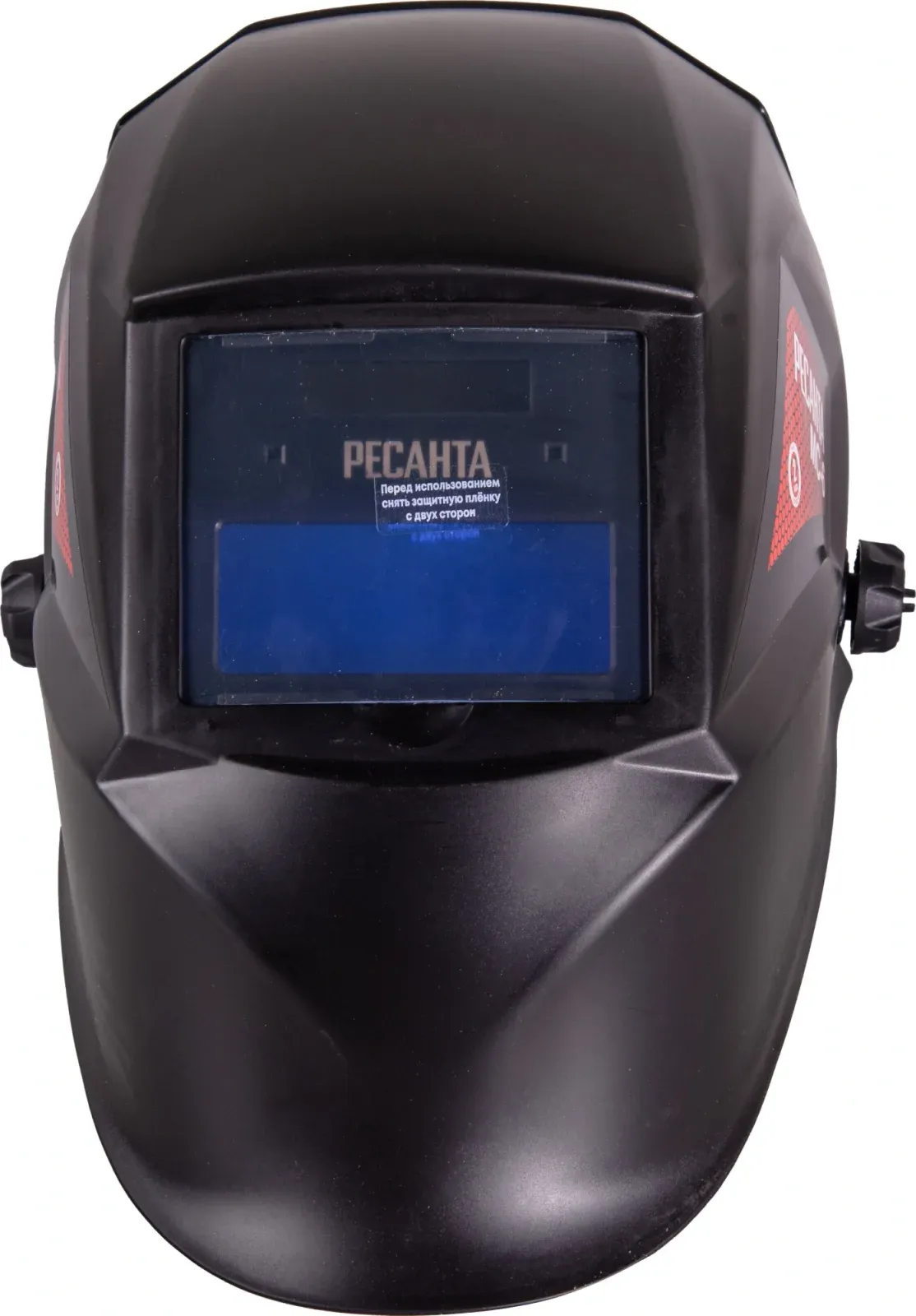 Маска сварщика Ресанта МС-6 филь.:хамел. кл.:1/1/1/2 см.экр.90x35мм черный 65/60 - фото 3