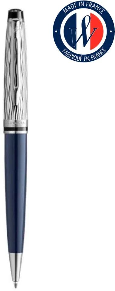Ручка шариков. Waterman Expert L`Essence du Bleu 2166466 LaqBlue CT M син. черн. подар.кор. - фото 7