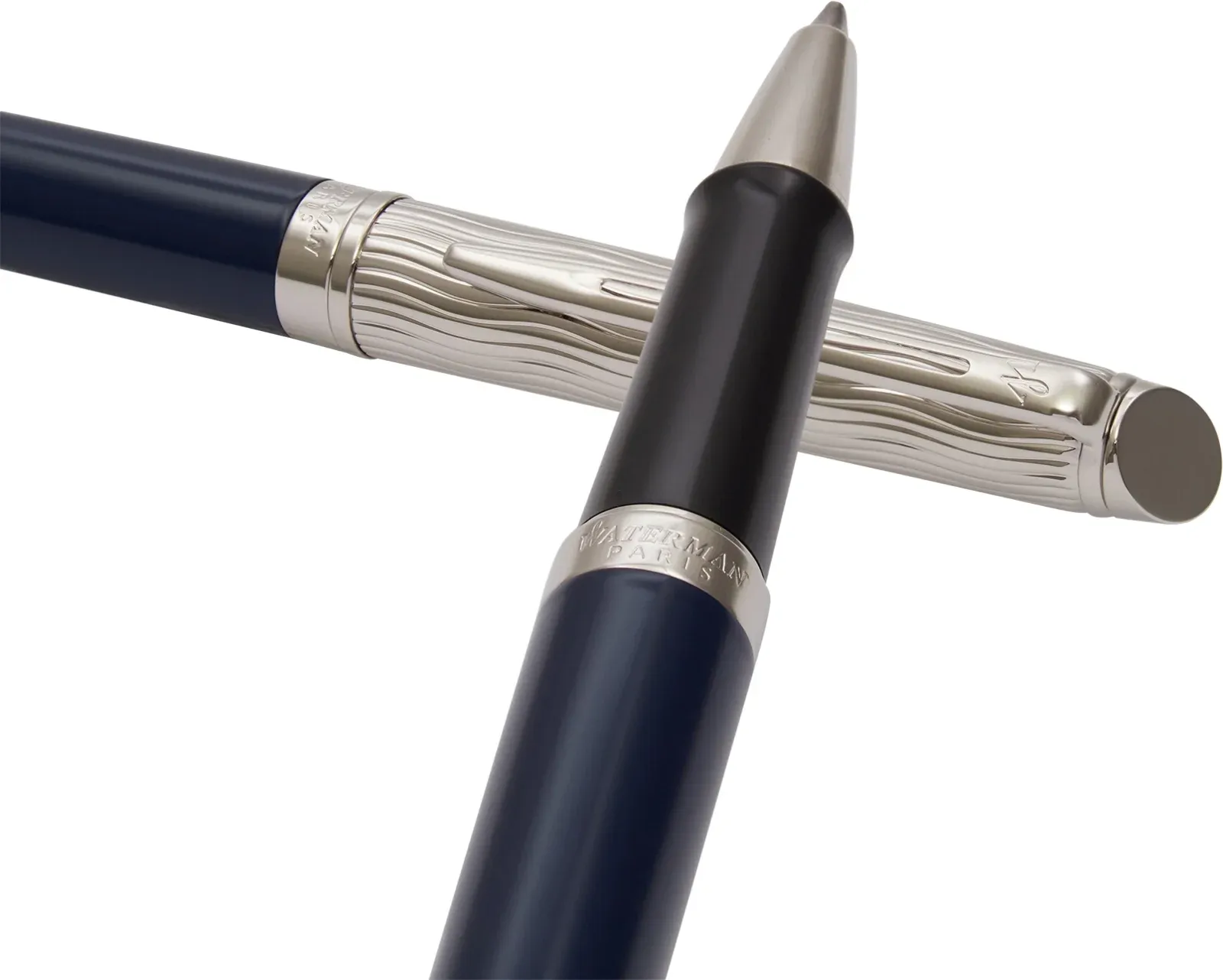 Ручка роллер Waterman Hemisphere L`Essence du Bleu 2166469 LaqBlue CT F черн. черн. подар.кор. - фото 4