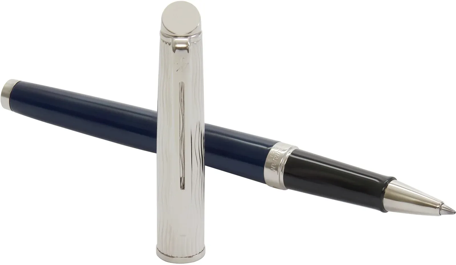 Ручка роллер Waterman Hemisphere L`Essence du Bleu 2166469 LaqBlue CT F черн. черн. подар.кор. - фото 6
