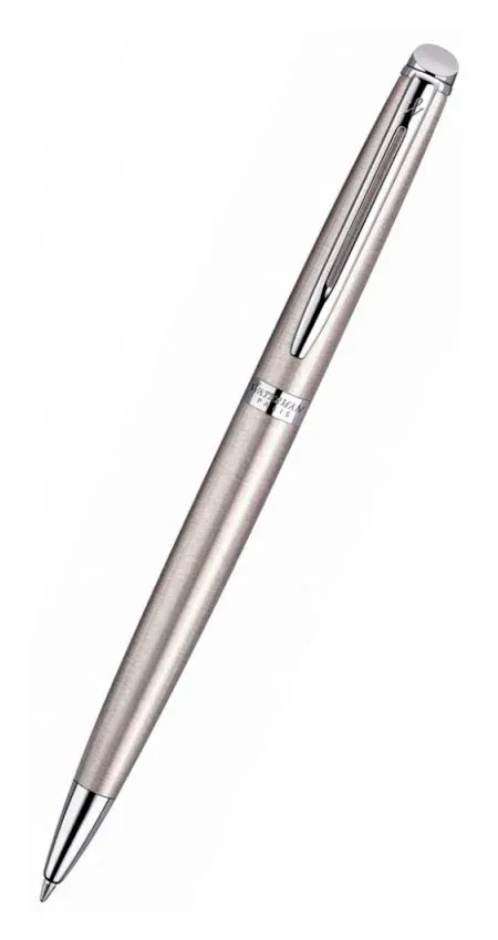 Ручка шариков. Waterman Hemisphere S0920470 Steel CT M син. черн. подар.кор. - фото 1