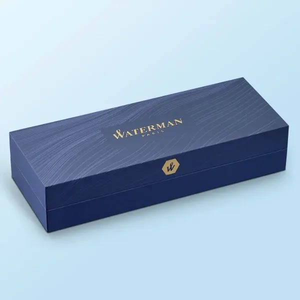 Ручка шариков. Waterman Hemisphere S0920470 Steel CT M син. черн. подар.кор. - фото 6